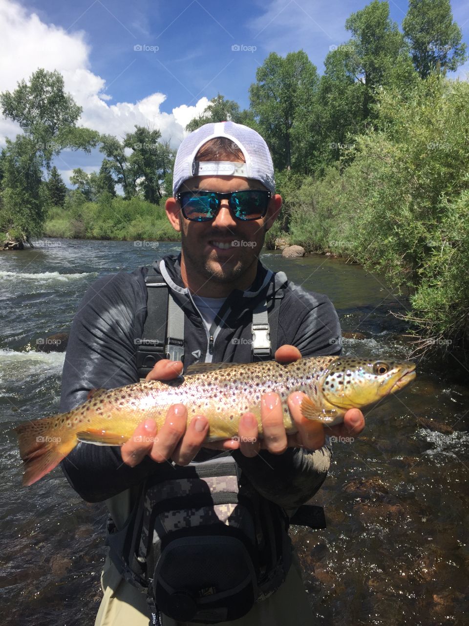 Trout fishing 