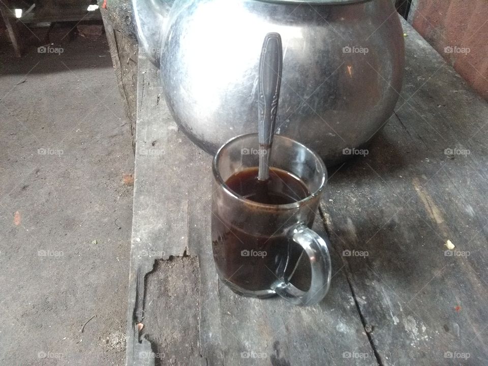 Delicious coffee from Samosir Batak land