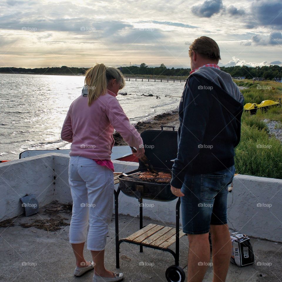 Bbq by the sea