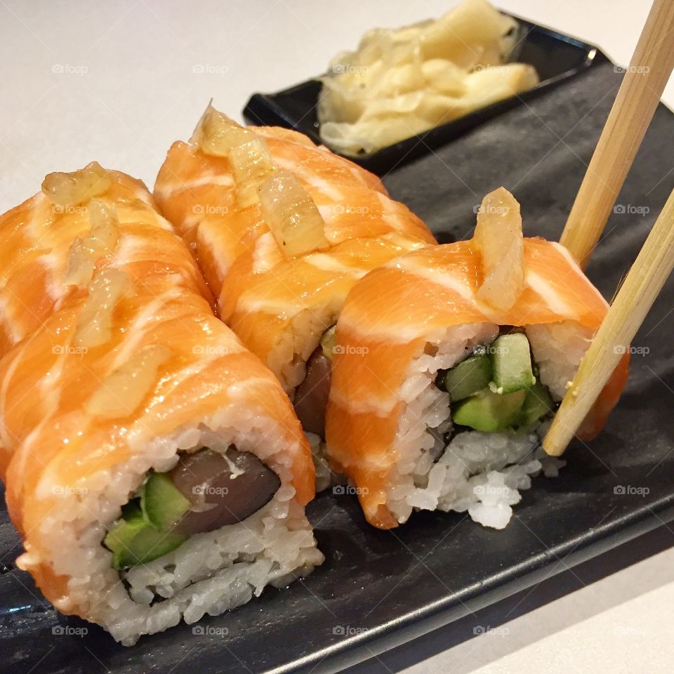 Delicious sushi 