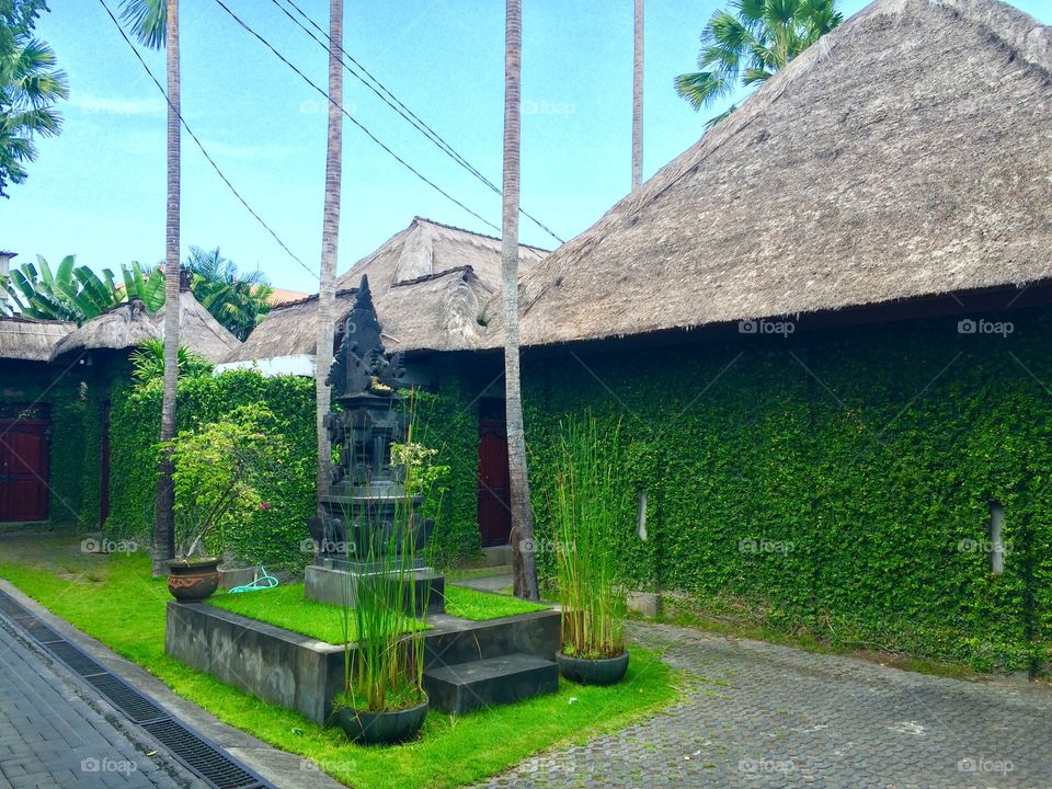 Back street resort in Seminyak