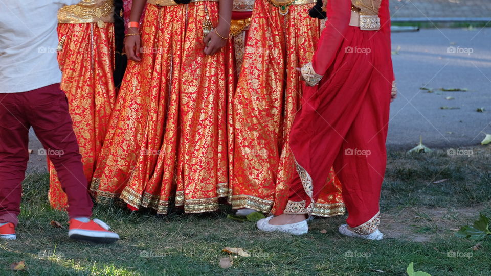 Dressed up for festival