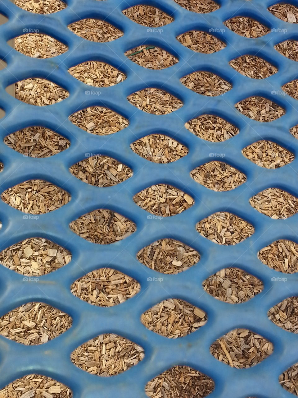 walkway over wood chips. walkway over wood chips at playground, 