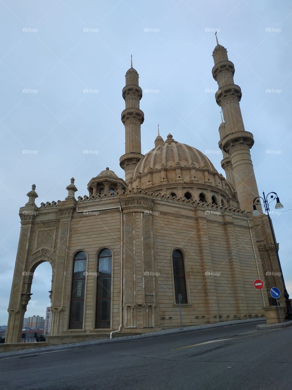 mosque, Heydar, Baku, Azerbaijan