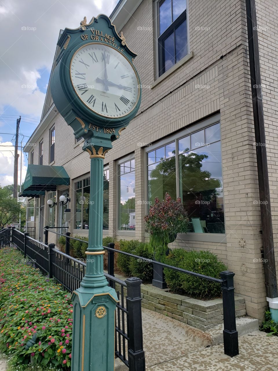 Old clock in town
