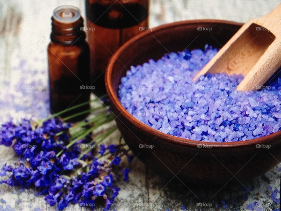 Mediterranean herbs and salt perfect for your skin