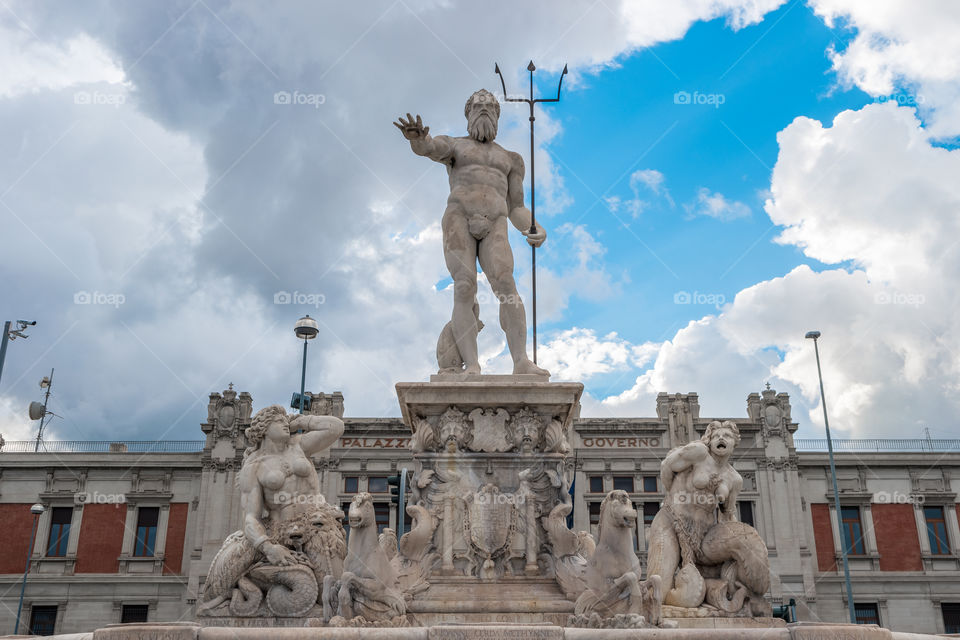 Neptune statue