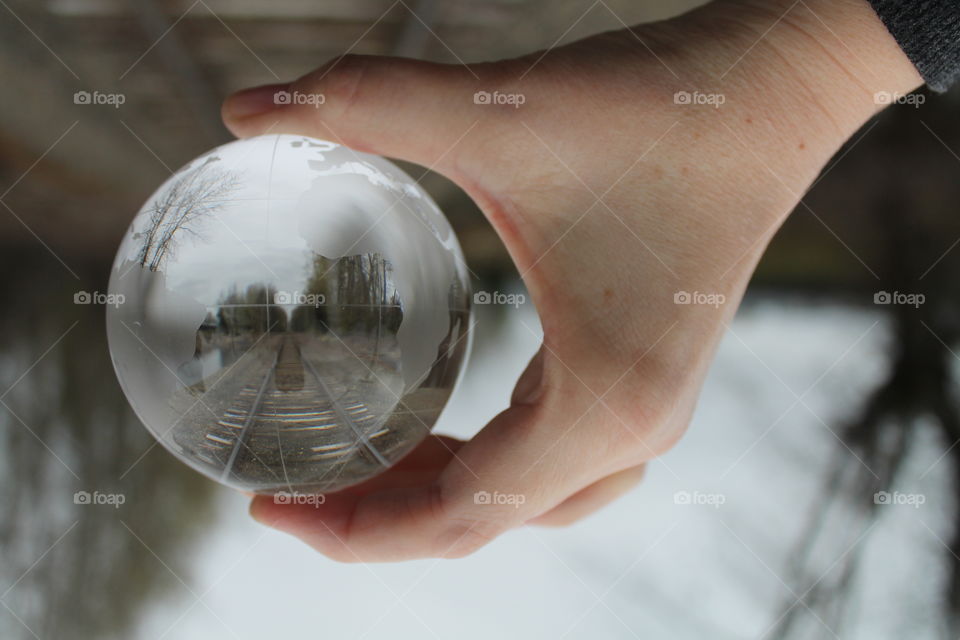 train tracks in globe