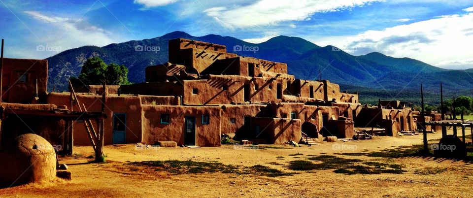 Taos Pueblo Indian Village