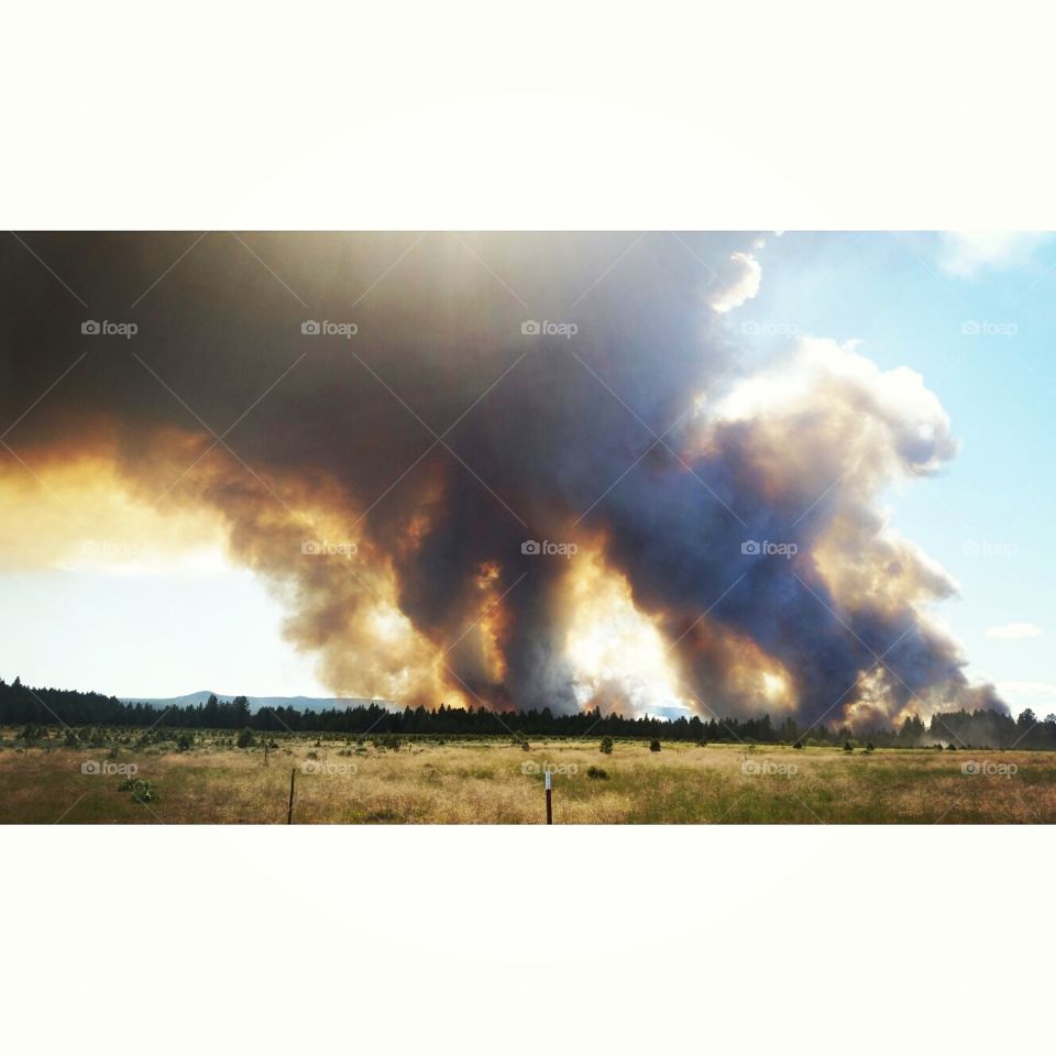 Fire Wedding. June 2014 this wildfire interrupted my friends wedding in Bend, OR. It was life changing for our friends & the landscape