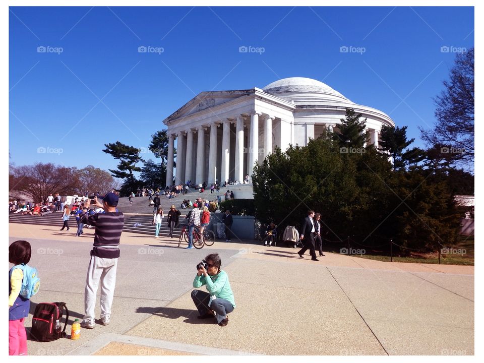 Tidal Basin  Thomas Jefferson Memorial