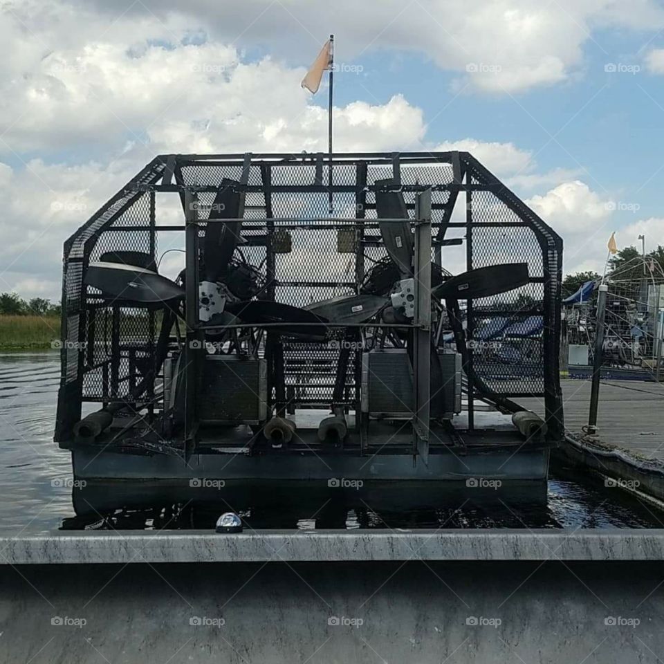 twin engine Airboat