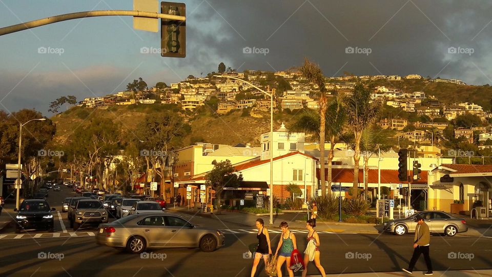 Golden Sunset Los Angeles