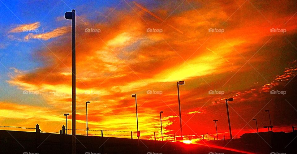 From inside the metro