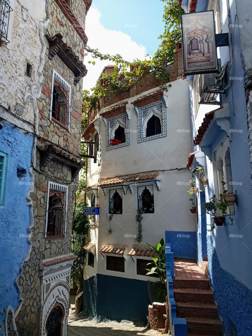 House's in chefchaouen city of morocco