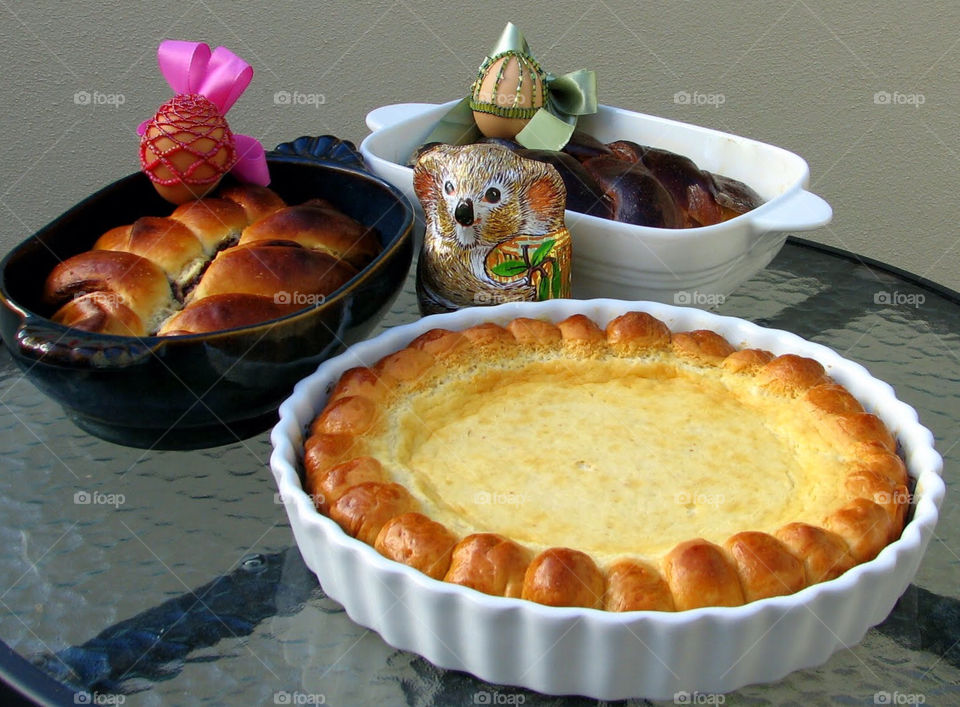 Homemade traditional Easter