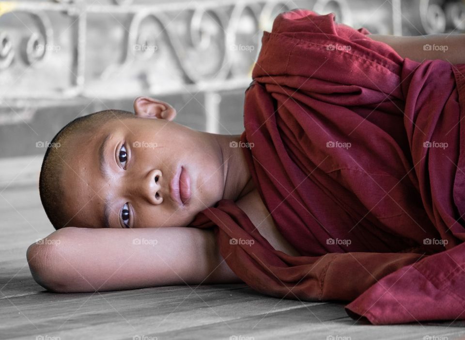 Little Myanmar monk