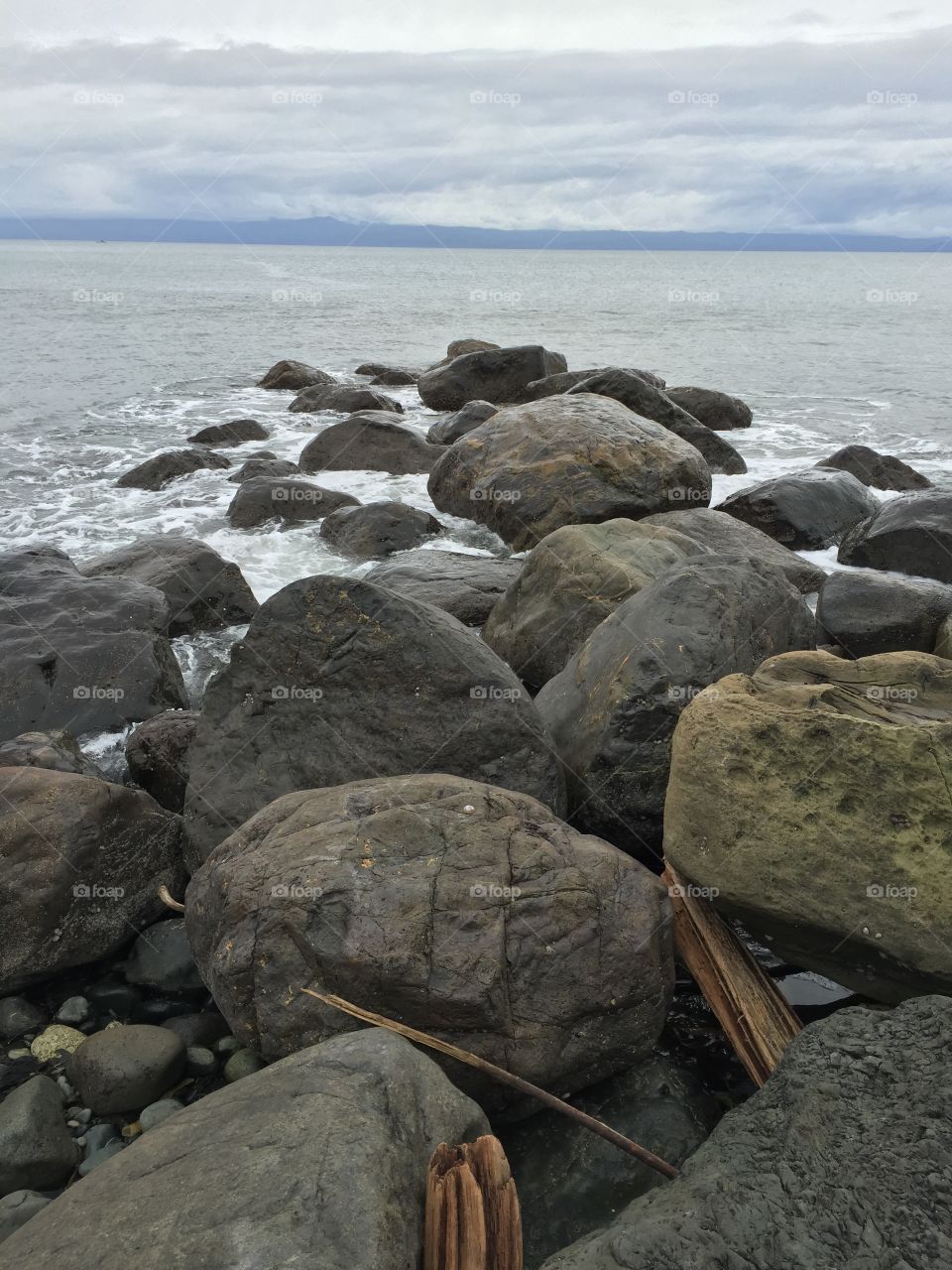Rocks and ocean 