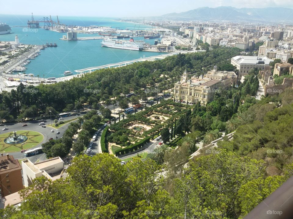 View of Malaga