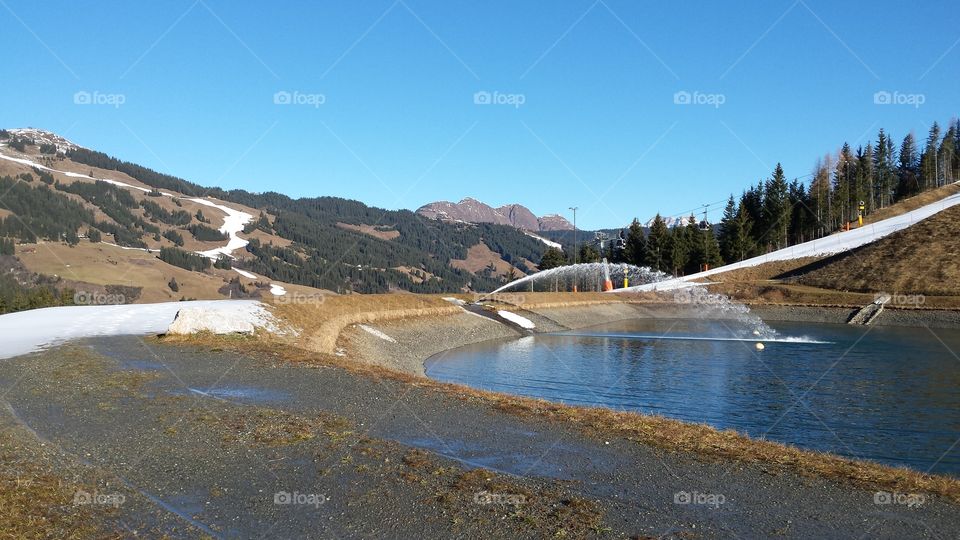 Hinterglemm - Mountain lake