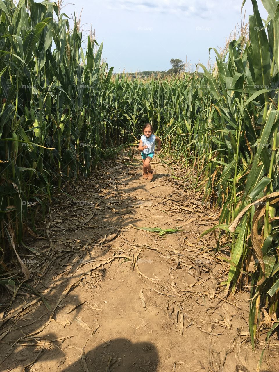 Nothing better than running through a corn maze on a beautiful day, with your amazing daughter! 