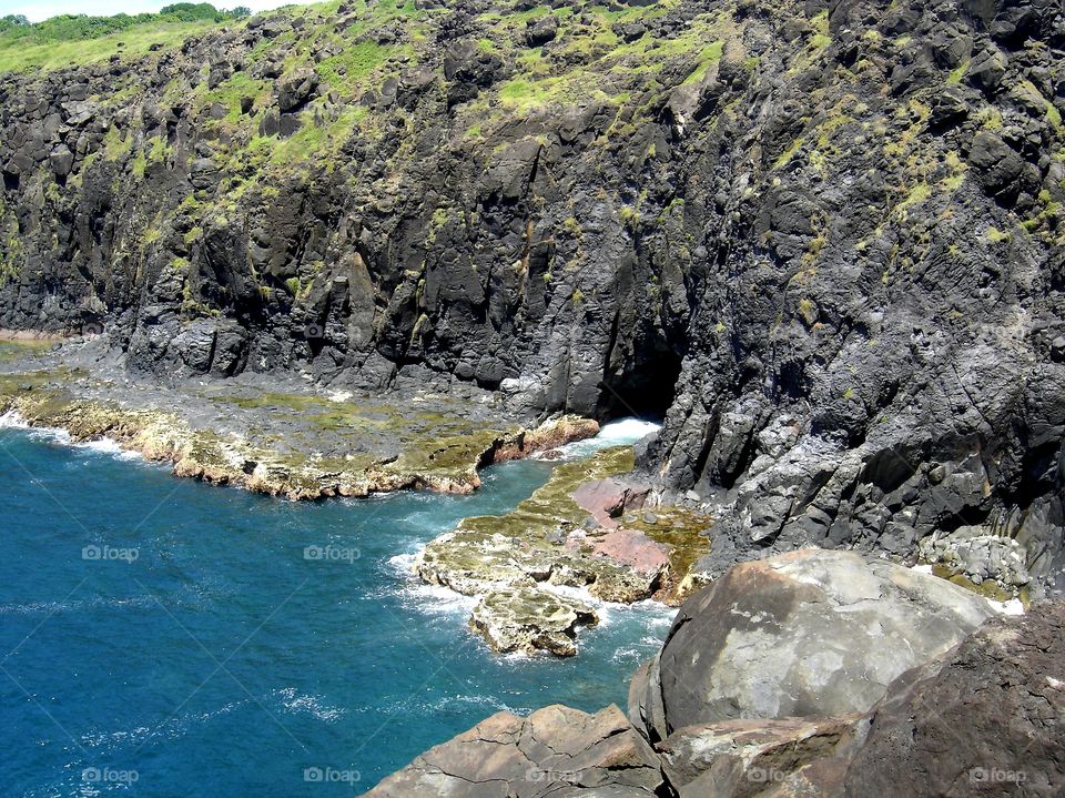 Strong beach of the out- Fernando de Noronha - Brazil