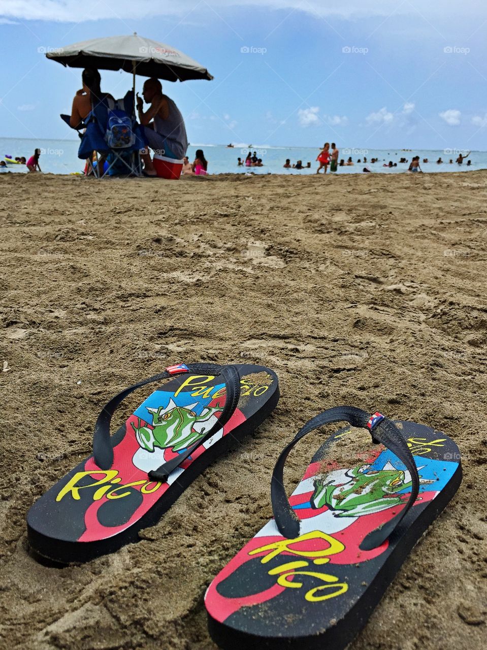 Flip Flops on the Beach