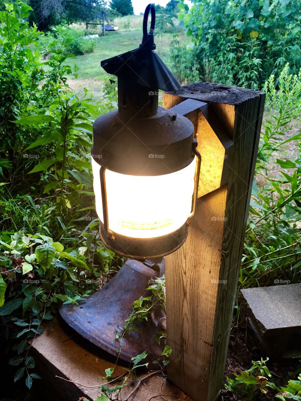 Evening Light and an Old Bell