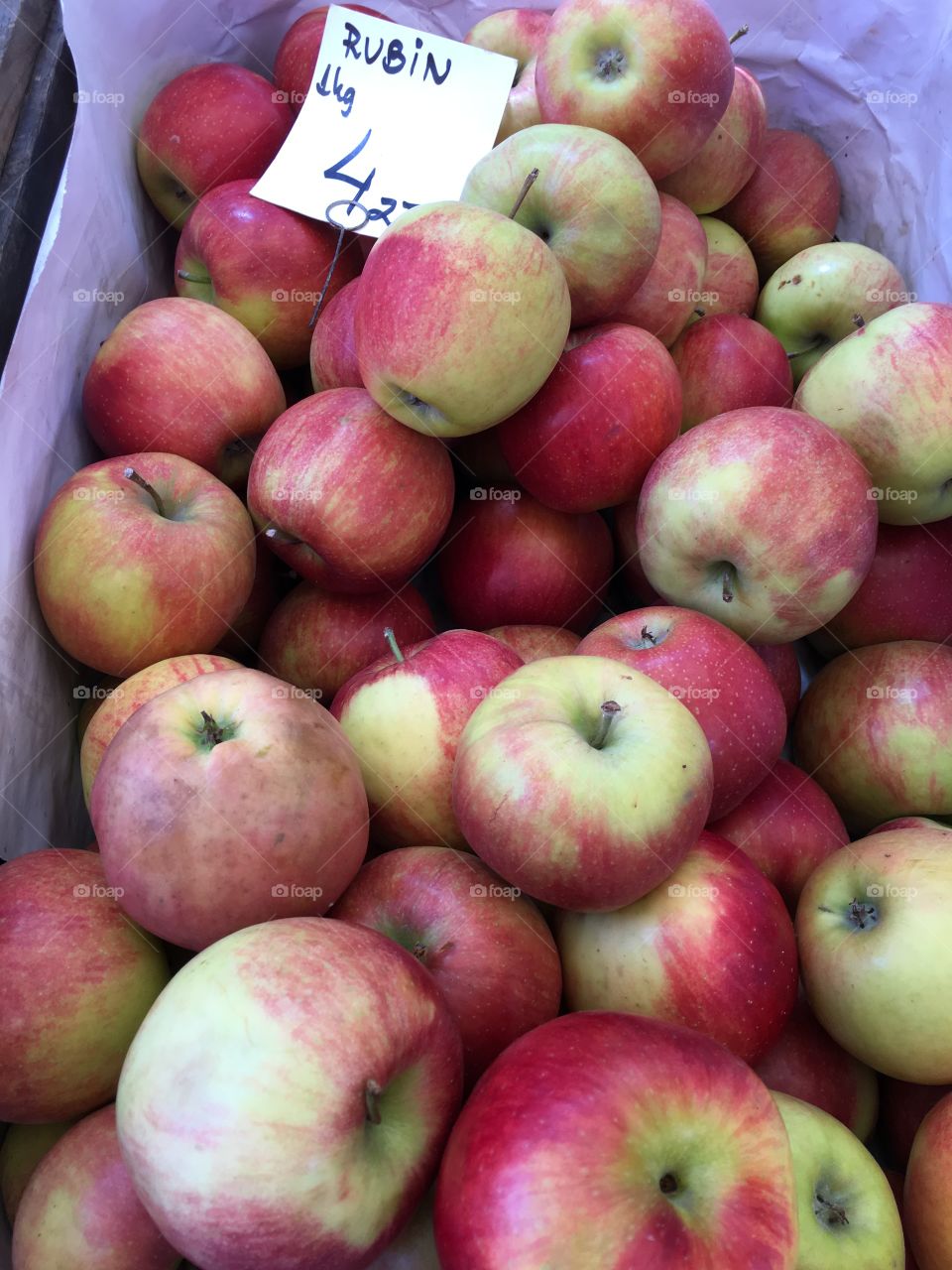 Polish apples in Gdansk