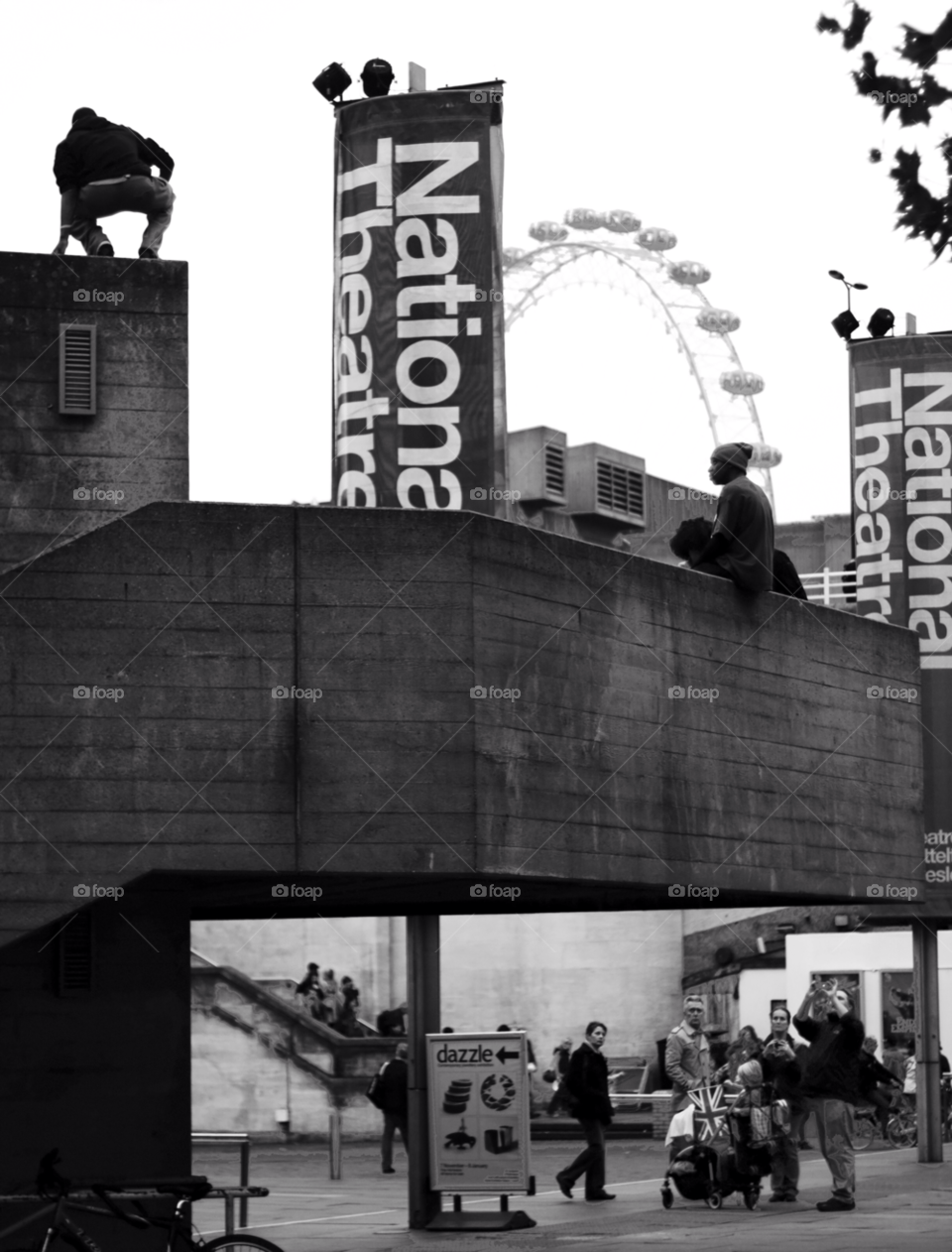 white black london thames by bradman