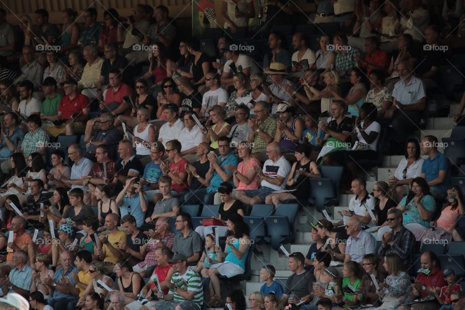 Stadium Crowd. Stadium Crowd at Spitzen Leichtathletik Luzern 2015