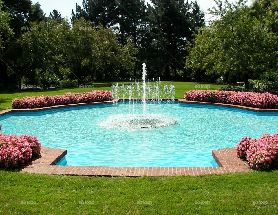 Mott Park Flint Fountain