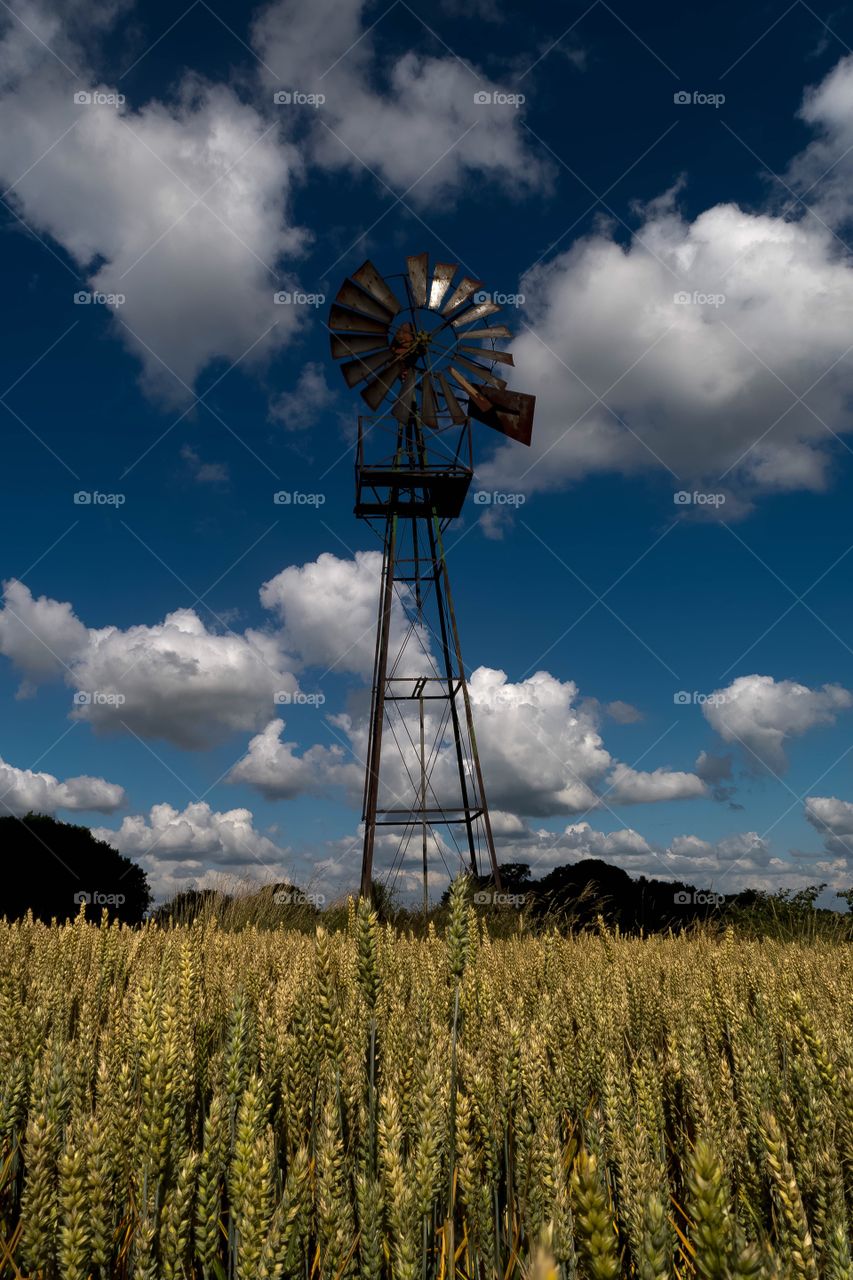 A disused windmill 