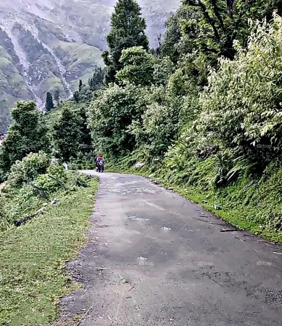 most beautiful and attractive view of the mountains.