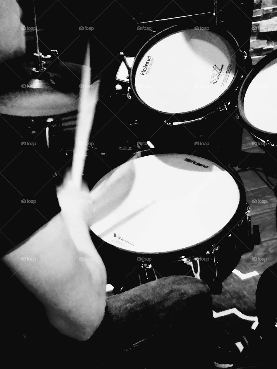 Drummer Drumming