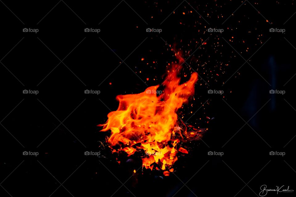The flames, Mantralayam