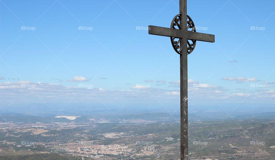 Cross of Saint Michael. Cross of Saint Michael (Montserrat, Spain)