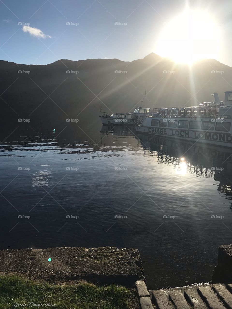 Sun rise over Loch Lomond..