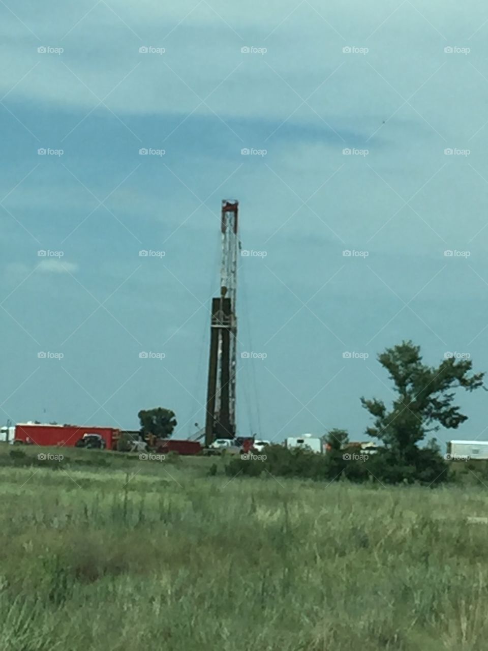 Work over rig. Oklahoma