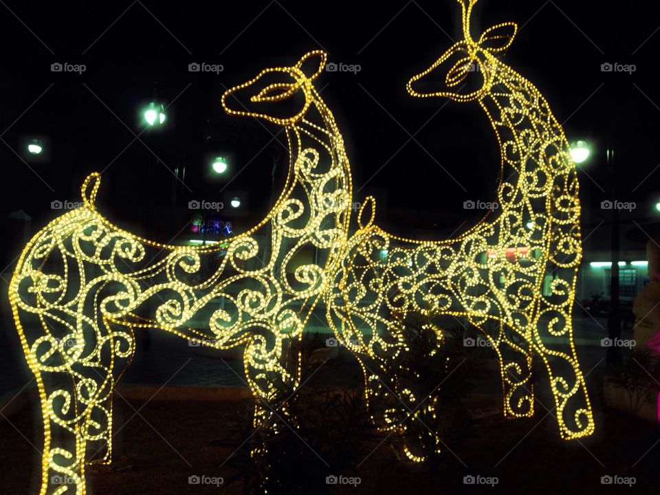 christmas mexico decoration deers by luisfo