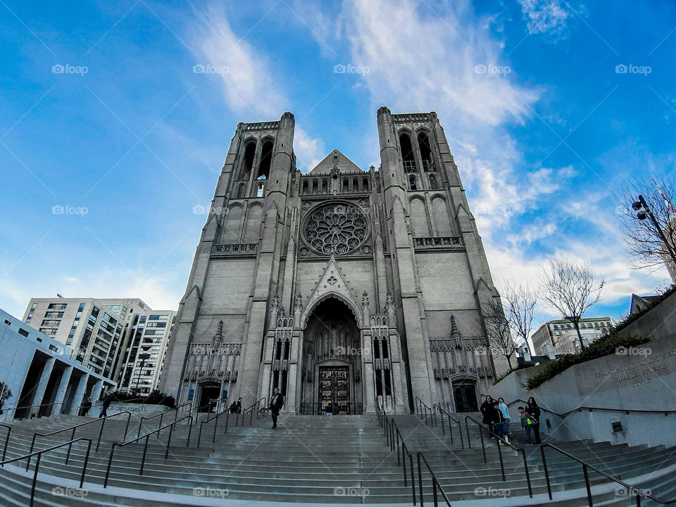 Wied... at 🙏💙Grace cathedral San Francisco