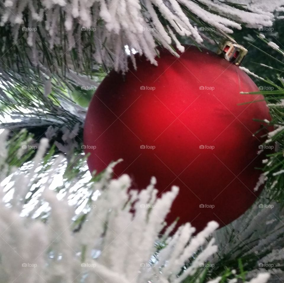 Christmas, Winter, Ball, Tree, Celebration