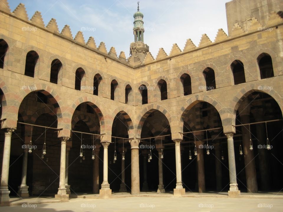 Cairo Egypt. The Mosque of Muhammad Ali at the Citadel