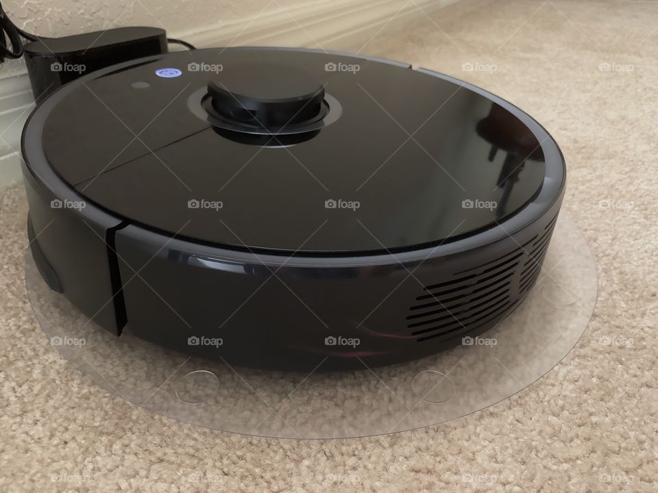 My favorite gadget, my amazing and efficient robotic vacuum cleaner.