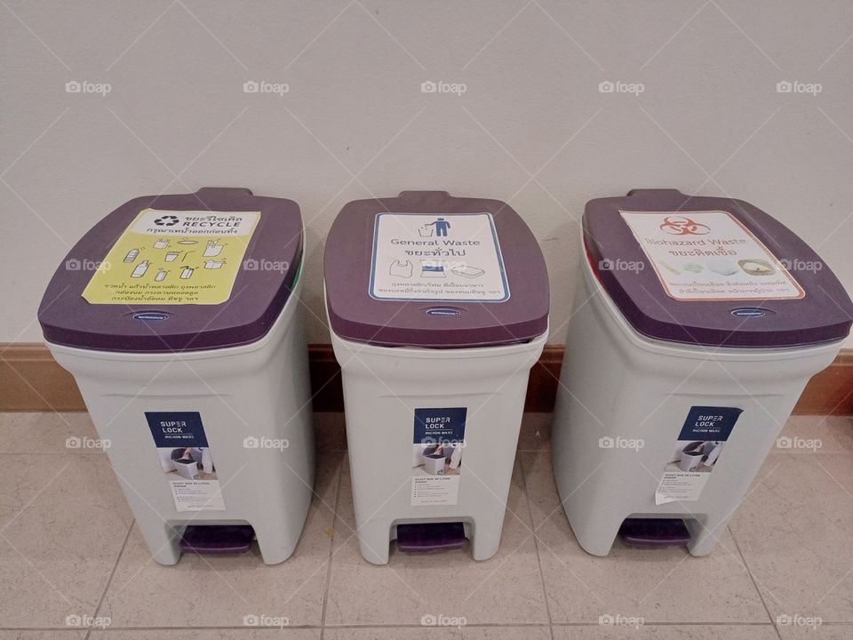 Please separate garbage....