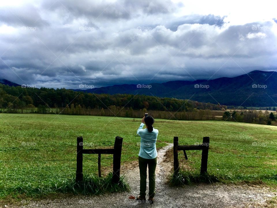 Catching the clouds in motion @Smoky Mountain 