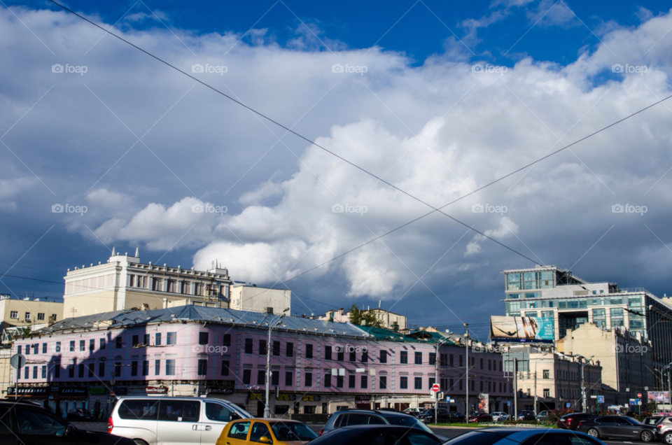 sky street cloud traffic by NikAntropov