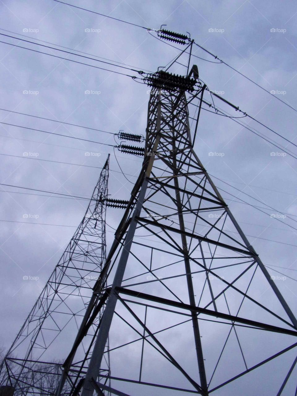 The crackling of electricity against a rain-ready sky