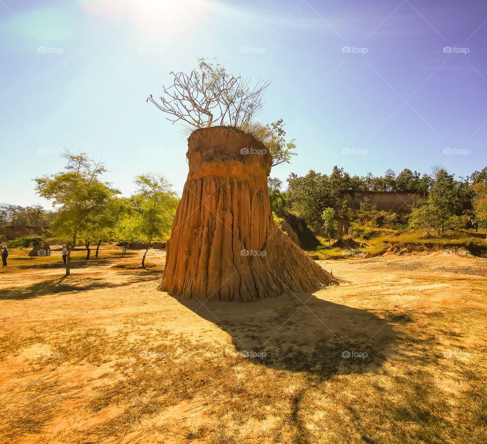 A strange formation in Nan, Thailand. Definitely not something you would expect to see in this part of the world.