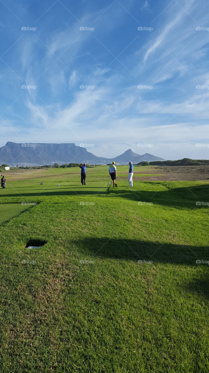 Perfect day for a round of golf